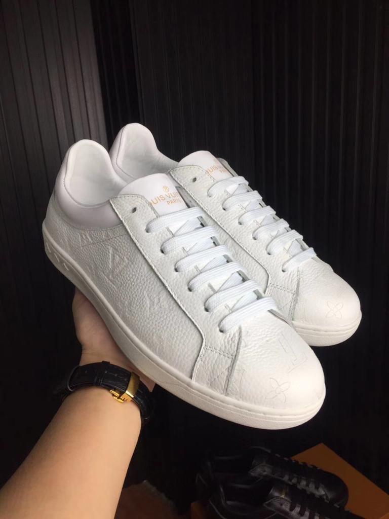 Louis Vuitton White Monogram Sneakers