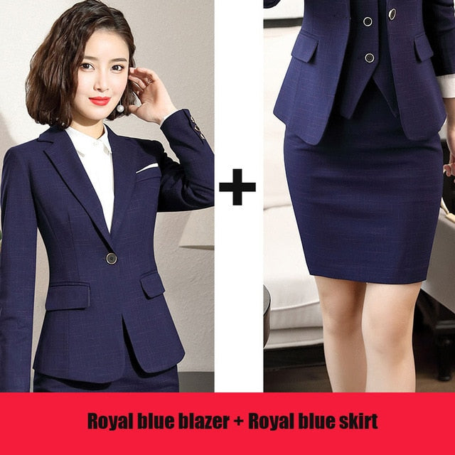 Slim Blazer and Pant Office Women