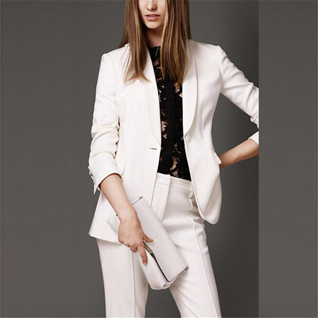 Blazer Business Suits with Pant Women New 2020