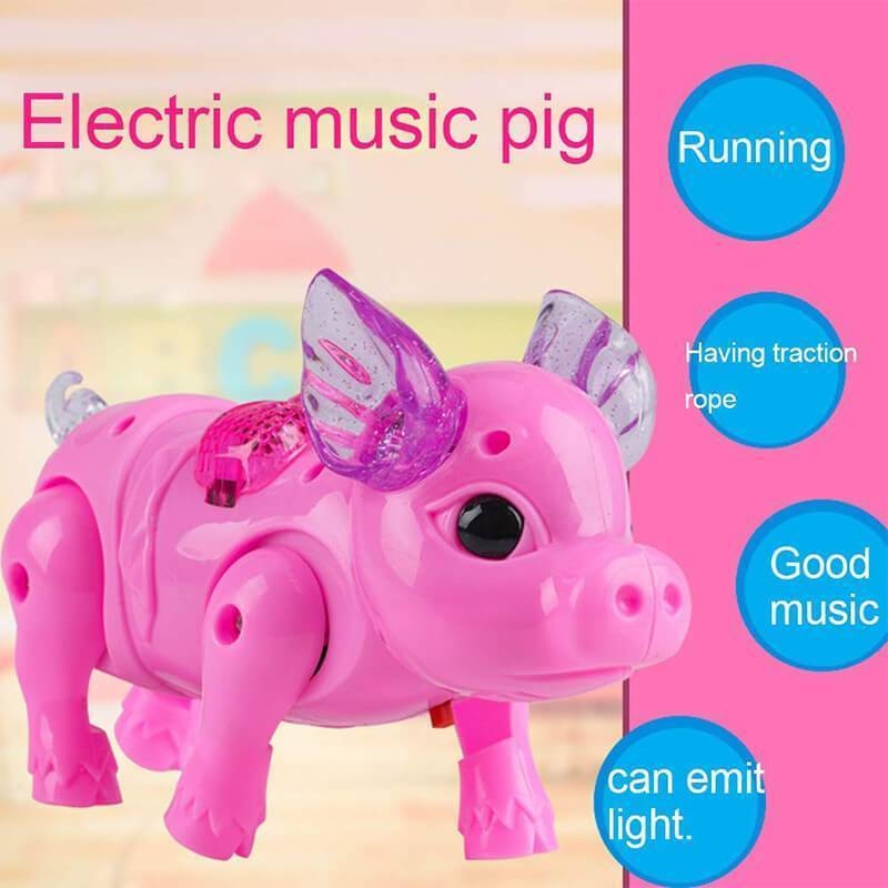 Electric Walking & Singing Musical Piggy Toy