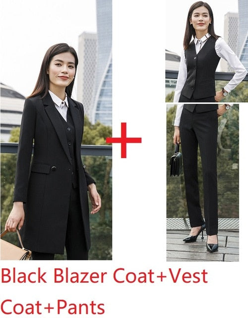 Long Windbreaker Blazer Business Suit